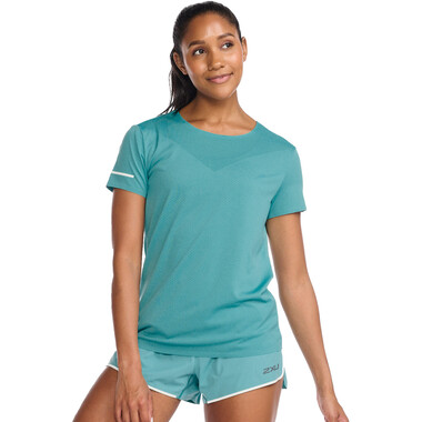 2XU LIGHT SPEED TECH Women's Short-Sleeved T-Shirt Turquoise 0